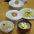 五目混ぜごはんと、ニラ玉にゅうめん。