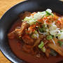 韓国風鶏肉と大根のキムチ煮