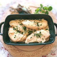 レンジで簡単チーズと牡蠣だし醤油のコク旨ささみ焼き（包丁、まな板いらず）