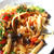 しめじベーコンあさりのトマトソースパスタ