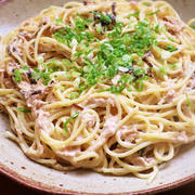 ボウルに入れて混ぜるだけで絶品！ ＊ツナマヨと塩昆布のパスタ＊