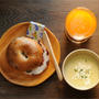 ベーグルとポテトスープ　（レシピあり）