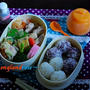 蒸し鶏ポン酢・ポテサラ竹輪ボート　お弁当