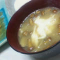 昨日の夕ごはんから～生湯葉入りキノコ汁とえのきステーキ　（キッチン　ラボ）