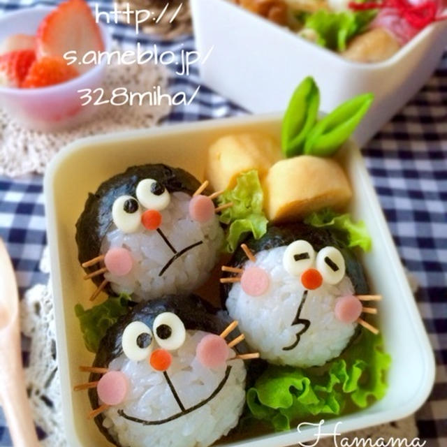 コロコロおにぎりでドラちゃんず♡