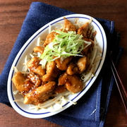 【鶏むね肉＆もやしレシピ】鶏のコクうましょうが焼き