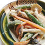 残り野菜のマヨ胡麻和え『いんげん、しめじ、人参』