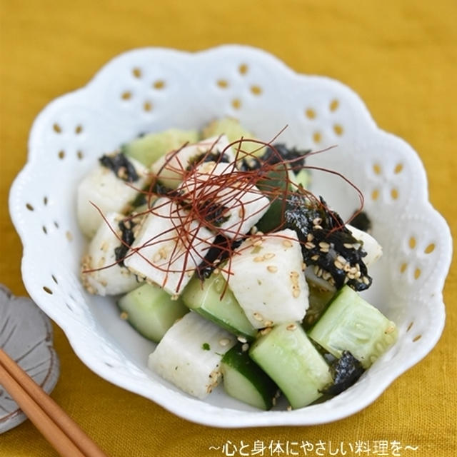 作業時間5分！「きゅうりと長芋」のひんやりシャキシャキおかず