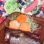 秋刀魚の赤ワイン照り焼き＆小松菜のレモンサラダ（お家カフェ）
