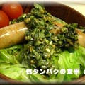 ウィンナーとキャベツのニラタレ丼