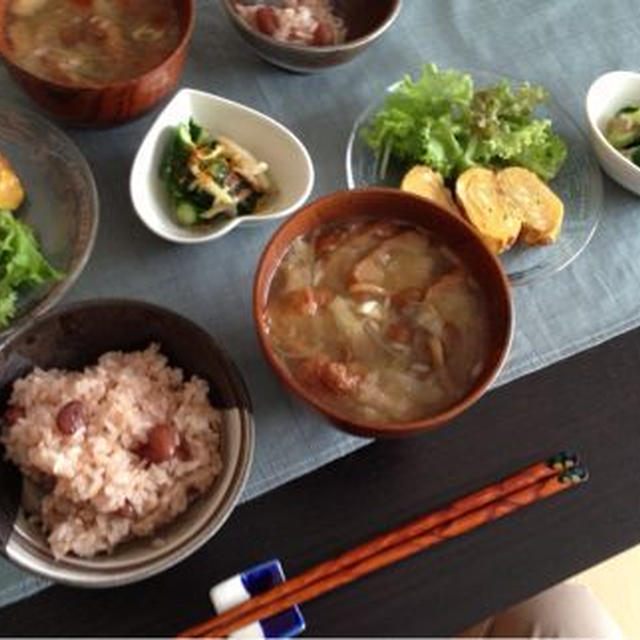 毎度のお赤飯と。