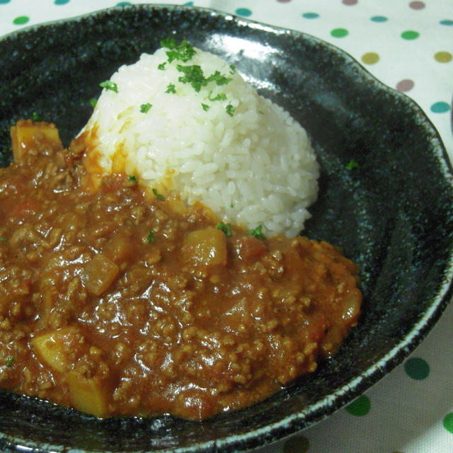 挽き肉カレー