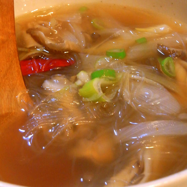 ちゅっぱ旨いお酢のレシピ〜春雨サンラータン・お正月の食べすぎに。。