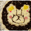 簡単■あんこ＆生クリームdeくまデコケーキ■(・∀・)ｳﾏｯ