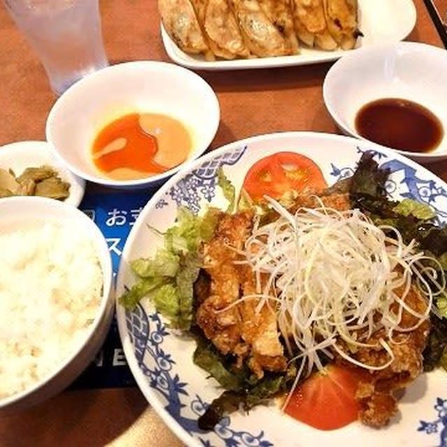 バーミヤンの油淋鶏ランチ