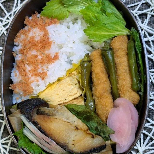 銀鱈美味しいよね～夫のお弁当６４