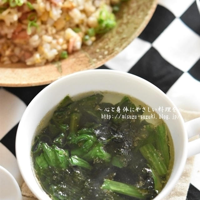 ぱぱっと作れてかんたん♪風味満点「海苔スープ」レシピ