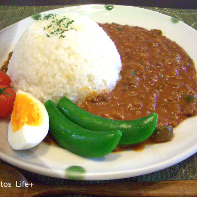 ひき肉のトマト風味カレー