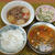 残りものを集めて、片付けた朝ごはん