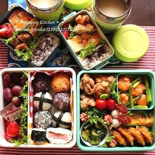 【運動会のお弁当】ぼんやりとまとめてみました