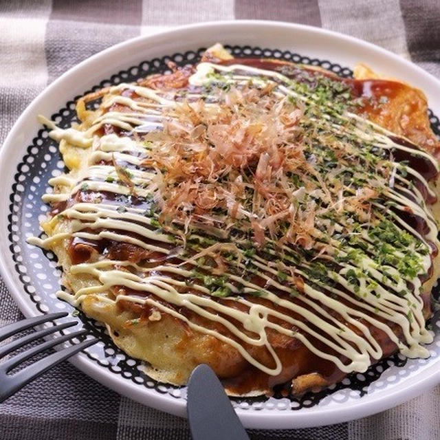 コスパ最高！もやしとじゃがいものお好み焼き