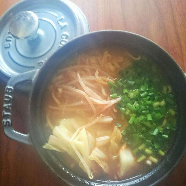 マルちゃん正麺で激辛ラーメン♪