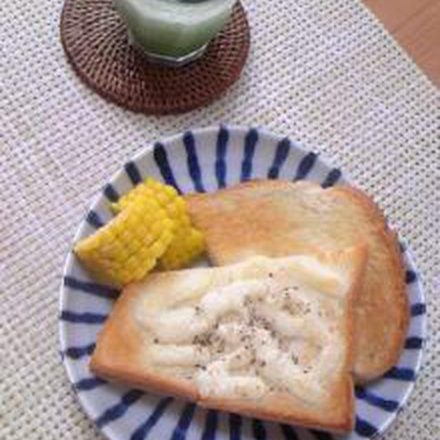 とうもろこしと暑中見舞い♪