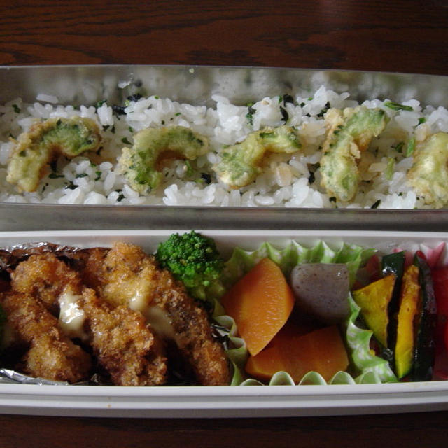 ビーフカツ★ゴーヤ天丼弁当