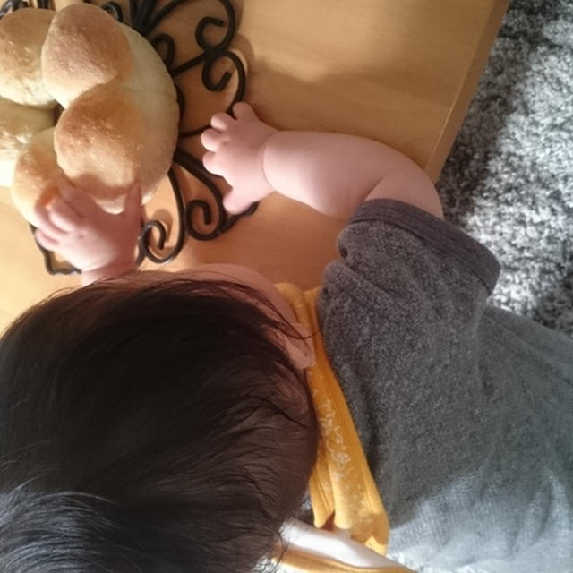 王子の王冠パンをパン粥で。パン粥の初期と中期の違いは何だろう？
