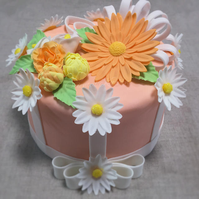お花のケーキ