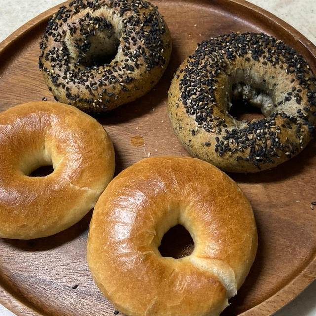自家製酵母でベーグル作り
