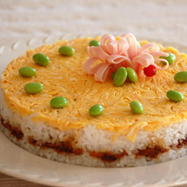 ツナそぼろのご飯ケーキ☆