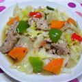 たっぷりキャベツの肉野菜炒め☆