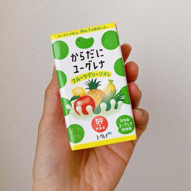 おいしく健康に♡からだにユーグレナ フルーツグリーンオレ#楽天スーパーSAIL#PR