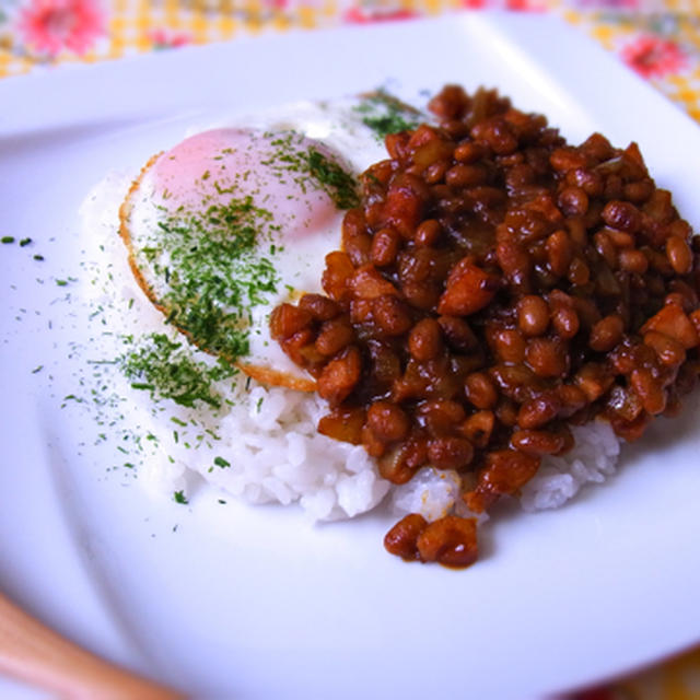 納豆ドライカレー & リンパ浮腫悪化!!