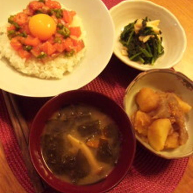 超ハイスピードな夕食