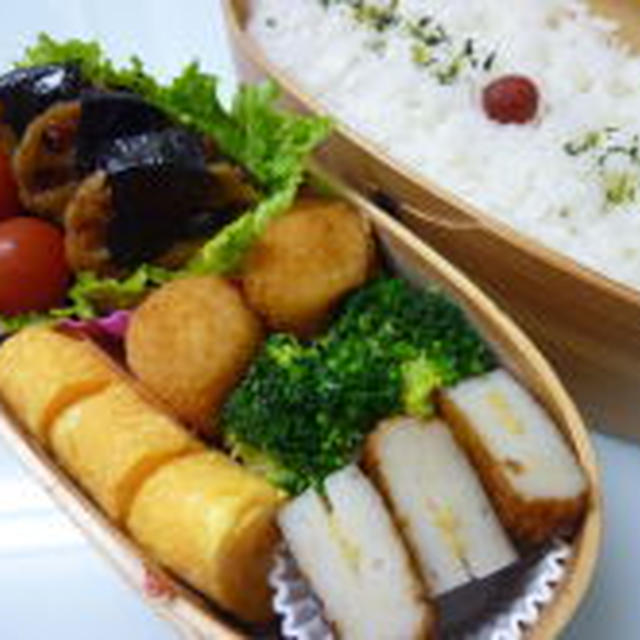 2月27日　海苔巻きレンコンつくね弁当