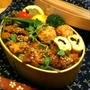 １０/３０　鶏団子のあられ揚げ弁当～♪