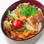 ４月２４日　水曜日　高野豆腐の揚げ煮丼＆ペンネグラタン