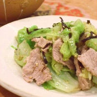 すぐできる♪豚肉＆キャベツのごま昆布
