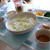 オクラを浮かべた素麺でお昼ご飯♪