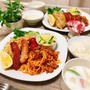 ミックスフライの夕ご飯