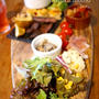 おしゃれな肉バルで、魅せる盛り付けレッスン＆ごちそうランチ（暮らし二スタオフ会）