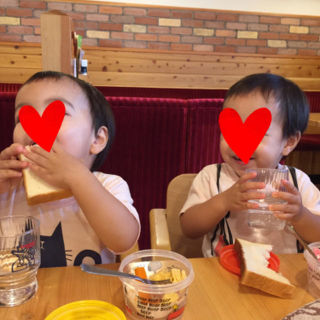 コメダの朝ごはんとそのあとのショッピングセンター遊び