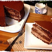 【バレンタインに】ふわふわとろける生チョコケーキ