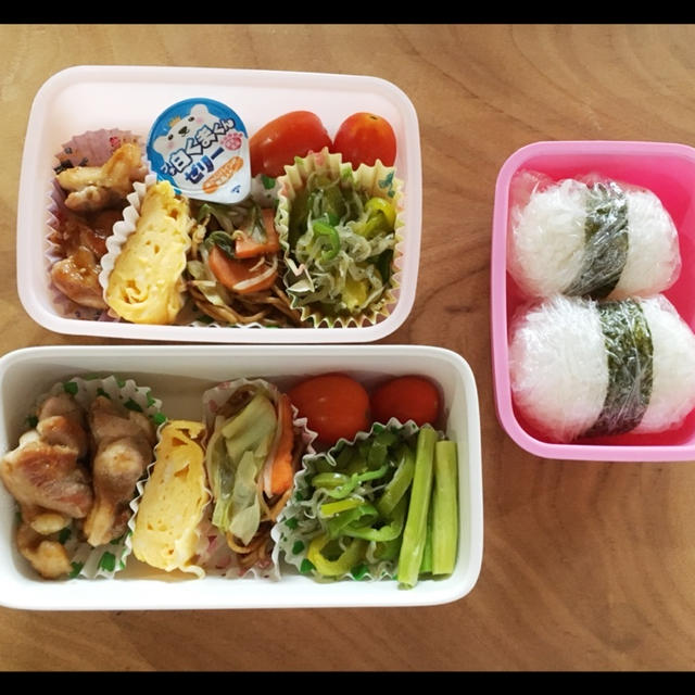 今日のお弁当&旦那さん昼ごはん