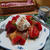 週末のおうちカフェに♪ 苺たっぷりパンケーキ