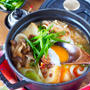【白菜大量消費のあったかうどん】白菜たっぷり！ピリ辛肉味噌坦々チーズうどん