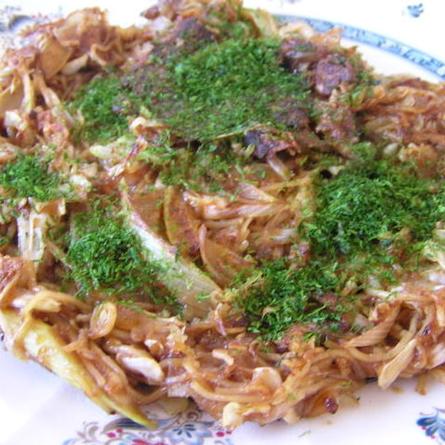 素麺の味噌チヂミ