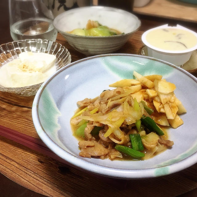 久々に息子君と食べたおうちごはん。